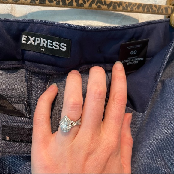 Express | Editor | Bearly Boot | low ride dress slacks - Picture 5 of 6